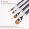 4 Types Sizes Upgraded Ultra-thin Foundation Concealer Makeup Brush Professional Liquid Foundation