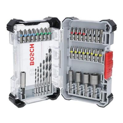 BOSCH Bohrer- und Bit-Set Extra Hard & Metal 35-teilig silber
