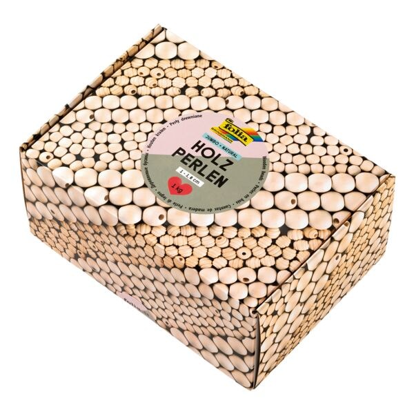 folia Holzperlen »Natural« Jumbo-Box 1 kg Image