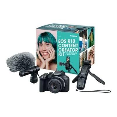 Canon EOS R10 Mirrorless Camera with 18-45mm Lens Content Creator Kit