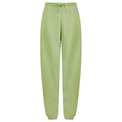 Sweatpants Bebo High Waisted Brushback Fleece Cuffed Joggers in Sage Green - Amara Reya / 16 - Tokyo Laundry