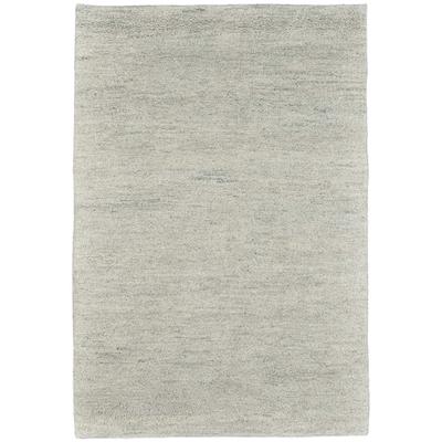 Wollteppich THEKO "Hadj Uni", beige (natur grau), B:120cm H:25mm L:180cm, Wolle, Teppiche, echter Berber Teppich, reine Wolle, meliert, handgeknüpft Image