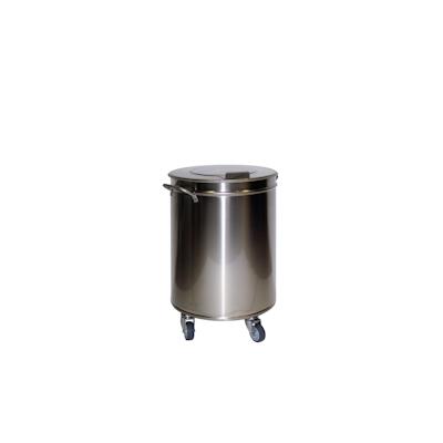 cookmax Abfalleimer 50 l ø 380 mm mit Deckel 380 x 380 x 605 mm Image