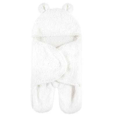 Hudson Baby Unisex Animal Faux Shearling Baby Outdoor Stroller Sack Wrap, One Size