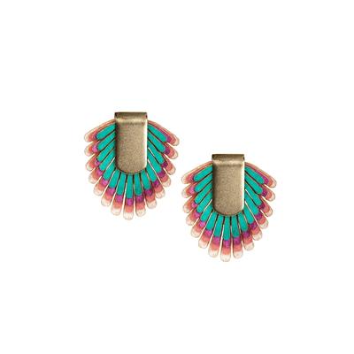 Gretchen - Ohrringe Pam Pem Earring Stud aus buntem Pergament 1 ct Image