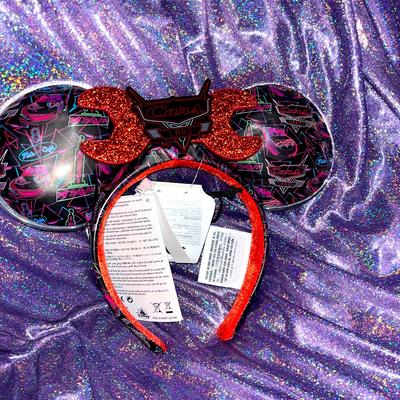 Disney Accessories | Disney Cars Land Ears | Color: Black/Red | Size: Os