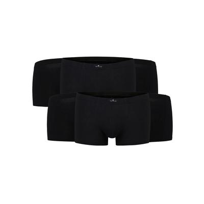 Tom Tailor Boxershort 6er Pack Herren schwarz, M Image