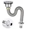Kitchen Sink Drain Pipe Stainless Steel Sink Strainer with Sink Stopper/sealing Lid Kitchen Sink