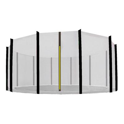 Aga24 - Aga-Sicherheitsnetz für Trampolin 518 cm für 12 Stangen Schwarzes Netz / Schwarz Image