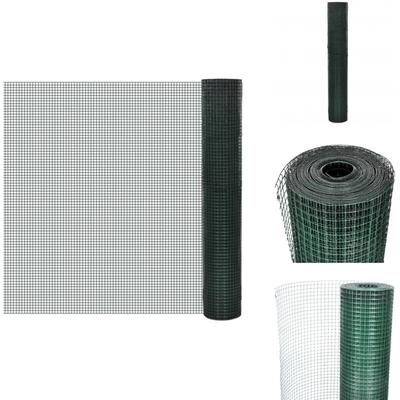 Vidaxl - Drahtzaun für Hühner Verzinkt mit PVC-Beschichtung 10x1 m Grün - Drahtgeflecht Image