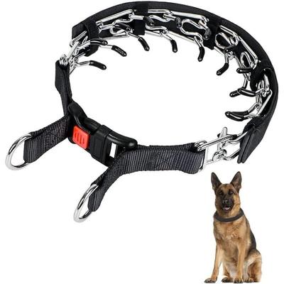 Stachelhalsband für Hunde, Würgehalsband mit Schnappverschluss, Anti-Zug-Hundehalsband für Image