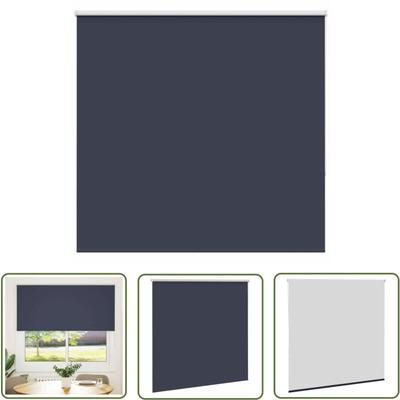 vidaXL Verdunkelungsrollo Marineblau 145x130 cm Stoffbreite 141,6 cm Image