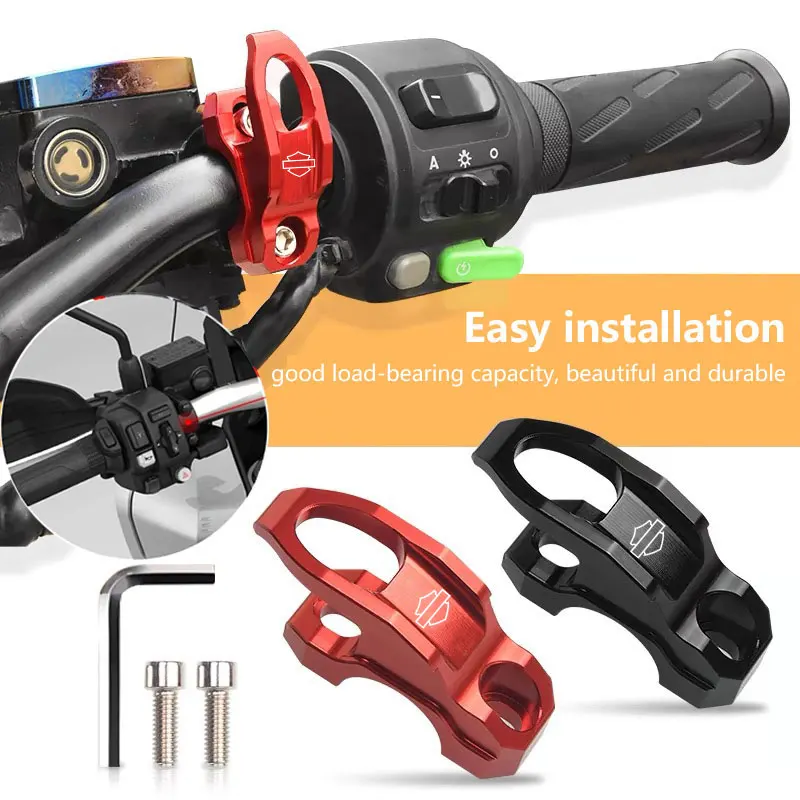 CNC Aluminium Motorrad Modifikation Zubehör Lenker Helm Seesack Lagerung Haken Für Harley Pan America 1250 Abenteuer Image