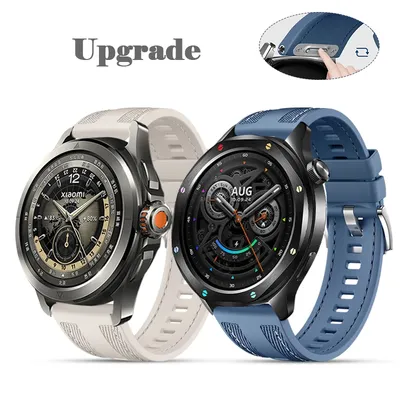 22-mm-Armband, geeignet für Xiaomi Watch S4, weiches und langlebiges Silikon-Nylon-Ersatzarmband für Xiaomi Watch S1 S2 S3 S4sport Image