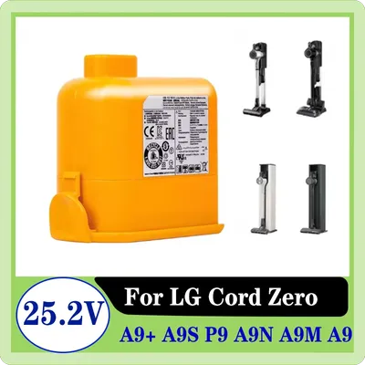 Für LG Cordzero A9 Akku-Staubsauger A9+ A9Plus A9M A9MASTER2X A9MULT12X A9PETNBED A9MULTI 25,2 V EAC Image