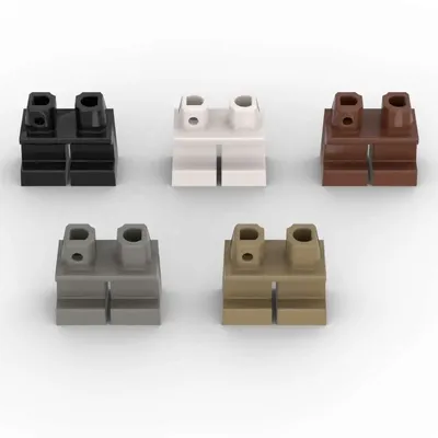 MOC 10PCS Austauschbare Beine Gebäude 41879 Mini Blöcke Teile Bau 90380 Ziegel Montieren DIY Image