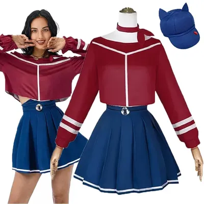 Spiel Inside Crazy Mita Cosplay Inside Primäre Yandere Mita Mirai Kostüm JK Schuluniform Frauen Image