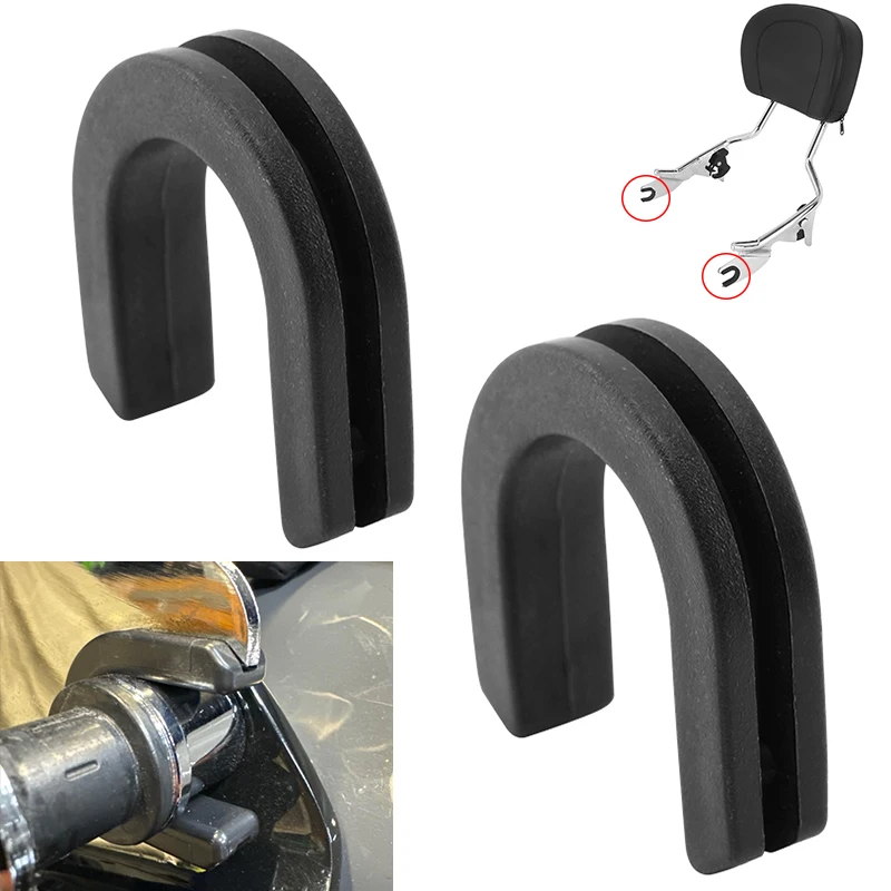 2 stücke 4 stücke Motorrad issy Bar Rückenlehne SLuggage Rack Docking Punkt Buchse Tülle Für Harley Touring Softail Dyna sportster Image