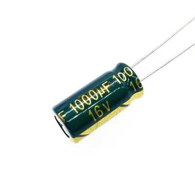 40 teile/los 1000uf16V Niedrigen ESR/Impedanz Hohe Frequenz Aluminium-elektrolytkondensator Größe Image