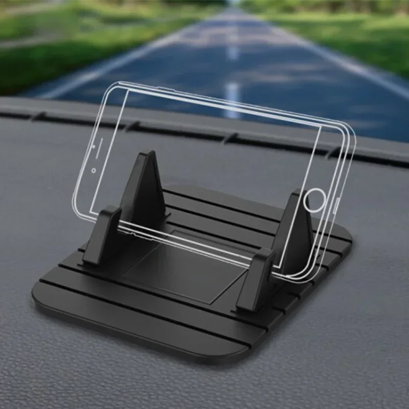 Autotelefon halter Auto Armaturen brett Auto Armaturen brett rutsch feste Matte, GPS-Navigations halterung für iPhone Samsung Android Smartphones Schlüssel Image