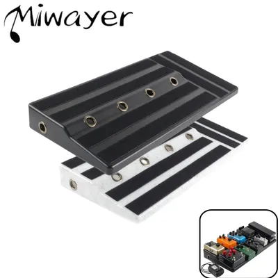 Große Größe Gitarre Effekte Pedal Board Robuste PE Kunststoff Gitarre Pedalboard Fall mit Schraubendreher Band Gitarre Pedale Zubehör