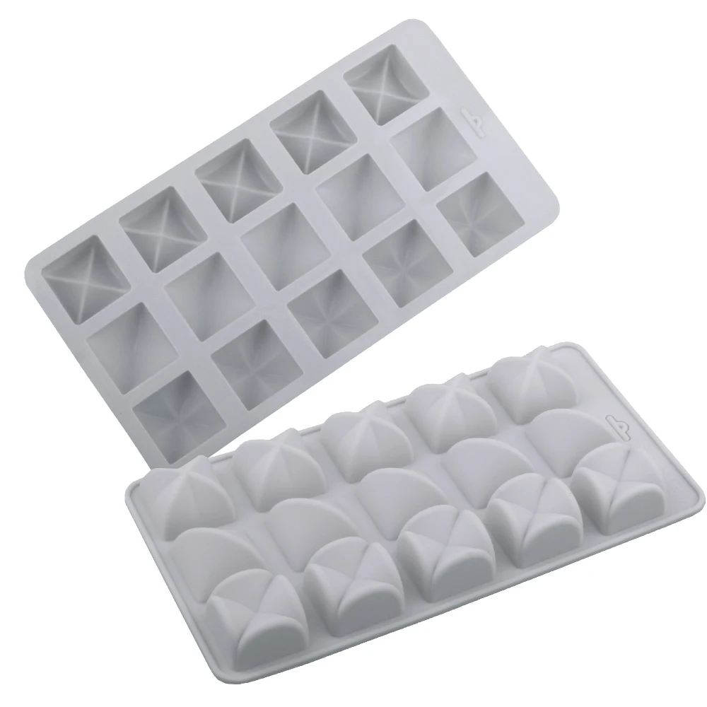 2 Teile/satz Silikon Schokolade Form Kleine Würfel Süßigkeiten, Der Werkzeuge Kuchen Formen Dessert Backform Kind Süßigkeiten Backformen Image