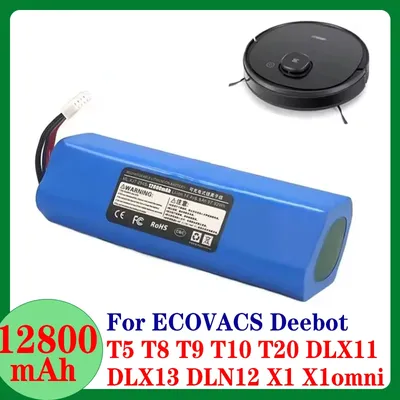 2025 14,4 V Ersatzakku für ECOVACS Deebot Ozmo 950 T8 T8+ T5Max Power Hero T10 T9 X1 DX96 DX93 DX65 Roboterstaubsauger Image