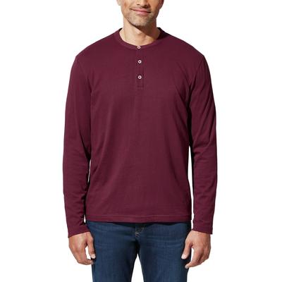 Walbusch Herren Henley-Shirt Rot Image