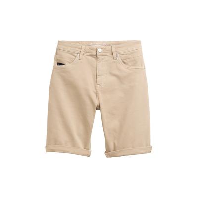 TOM TAILOR Herren TTMORRIS Relaxed Jeans Shorts im Washed Look, braun, Uni, Gr. 30 Image
