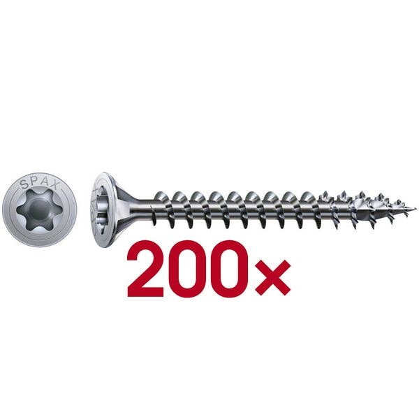 SPAX Universalschrauben T20 Senkkopf WIROX 4,5 x 40 mm 500 Stück Image