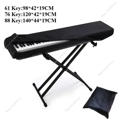 61/76/88 Key Digital Electronic Piano Cover with Shrinkable Drawstring Washable Electric Piano
