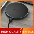 Pad caricabatterie wireless a LED per iPhone 16 15 14 13 12 8 X XS Samsung S20 S21 S22 Xiaomi Huawei