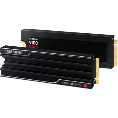 SAMSUNG interne Gaming-SSD "9100 PRO Heatsink PCIe 5.0 NVMe™ M.2 - 1 TB", schwarz, 2 TB, Festplatten