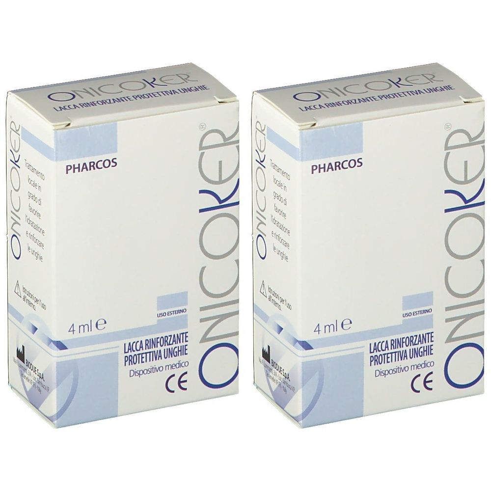 PHARCOS OnicoKer® 2x4 ml Smalto per unghie a base di principio attivo