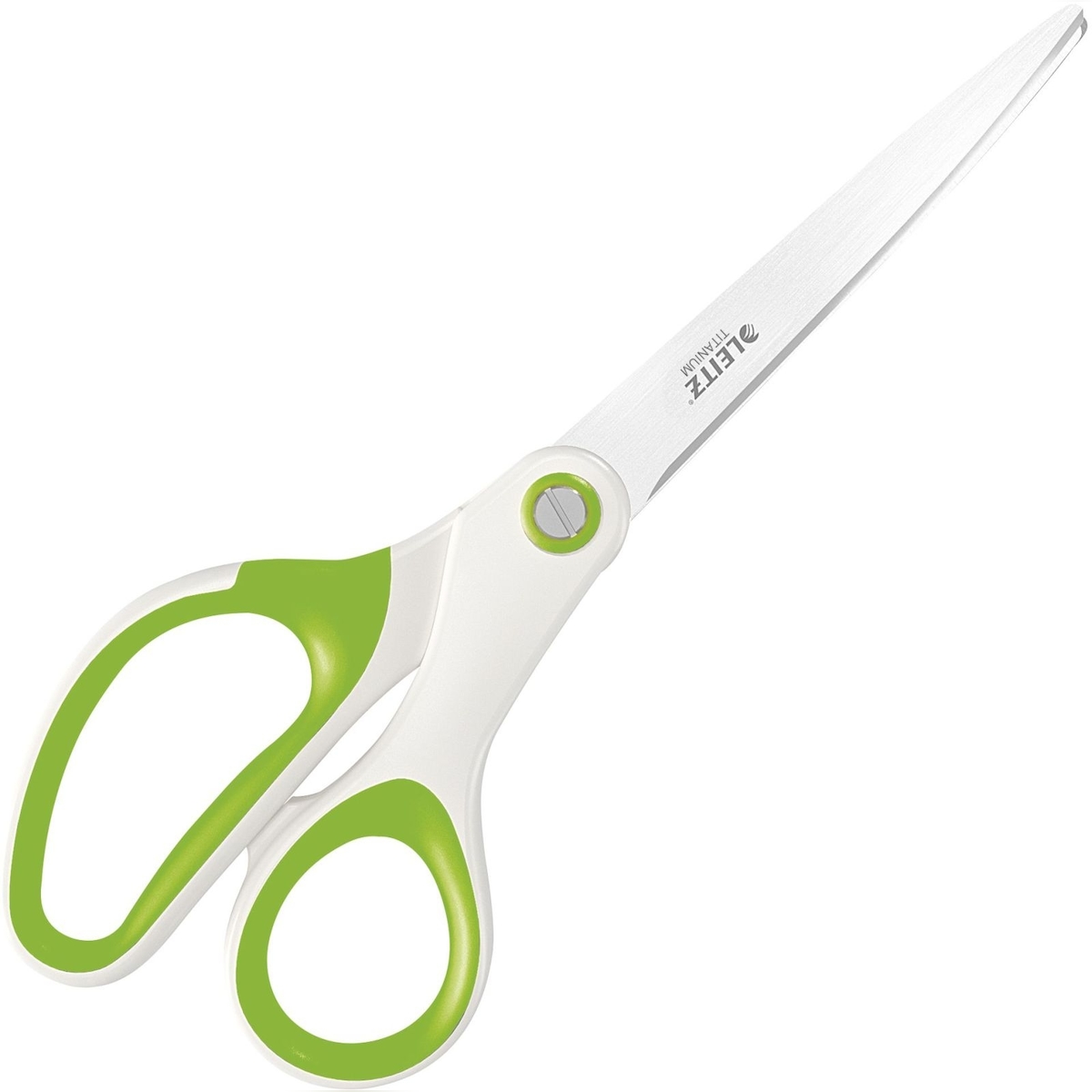 LEITZ Büroschere Wow Edelstahl 205mm grün Packung mit 5 Stück Image