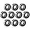 10 Pcs Roulements à Billes Durable en Acier Multi-Usage Durable Etanche Rainure Profonde 6001-2RS