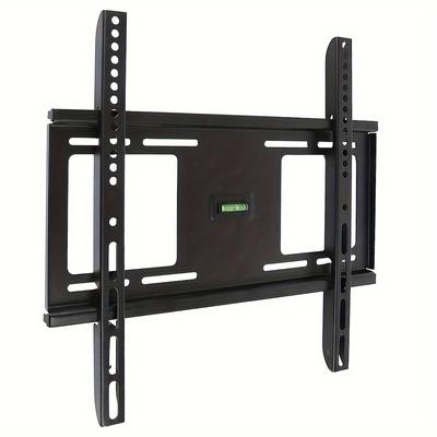 TEMU Tv Wall Mount, Integrated Tv Stand 46.5*43cm, Wall-mounted Tv Stand For 26-55-inch Tvs, Weight Up To 50 Kg, Steel, Black Image