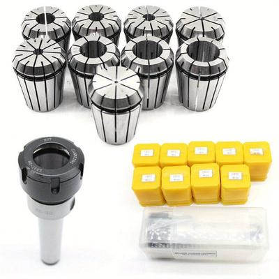 TEMU M12 Mk3 Er32 9pcs 2-20mm Milling Pliers Set Milling Cutter Tool Holder Milling Lathe Image