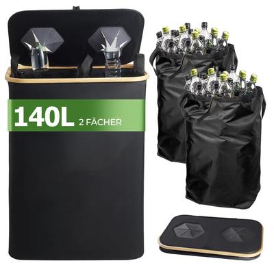 TEMU A Container For Collecting Bottles, -liter Storage Container For Bottles, A Bottle Collector, Integrated Tote Bag, Laundry Basket, Storage Basket Image