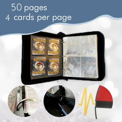 TEMU Surprise Card Album | Blind Bag With Random Card Holder – Collectors, Durable Waterproof Pu Leather Card Book, Gift For Kids Image