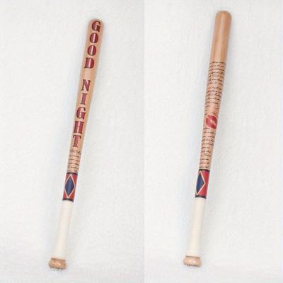 TEMU 1pc 32 Inch Wooden Baseball Bat Halloween Cosplay Party Photo Decoration As A Gift Image