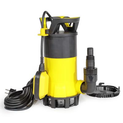 TEMU Wiltec 3 In 1 Flat Suction Diving Pump 850 W, Pump 15000 L/h, Flat Water Pump With Float, Flat Suction Pump For Cellar And Garden Image