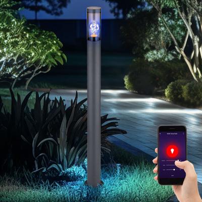 Globo - Smart led Wegeleuchte Pollerleuchte außen Gartenlampen anthrazit Außenstehlampe dimmbar, Image