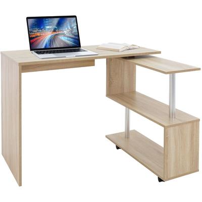 Ml-design - Eckschreibtisch drehbar, Schreibtisch L-Form, Winkelkombination Winkelschreibtisch Image