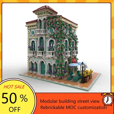 5466PCS MODULARE VIII Modulare MOC Kreative street view Modell Bausteine Architektur DIY Bildung Image