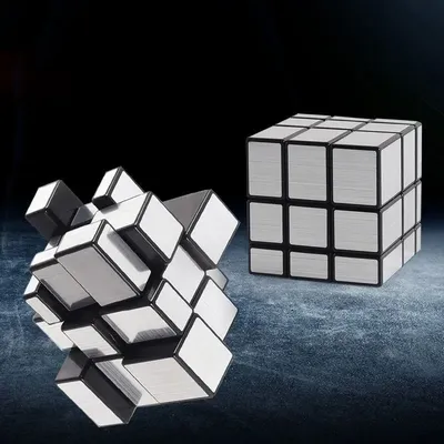 SENGSO Mirror Cube 3x3x3 classroom Speed Professional Puzzle Layers Cube Puzzle Cube Toys For Image
