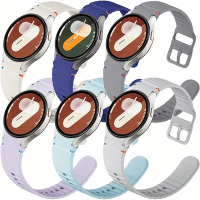 Originalband für Samsung Galaxy Watch 7 6 5 4 FE 44 mm 40 mm/Pro 45 mm/Silikon-Sportarmband Correa Image