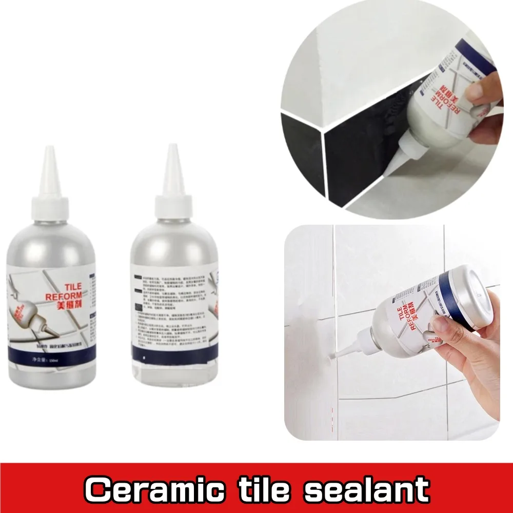 150 ml Keramik Fliesen Füllstoff Wasserdicht Schimmel Reparatur Porzellan Badezimmer Keramik Wand Naht Mittel Fliesen Reiniger Schönheit Mittel