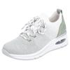 Slip-On Sneaker REMONTE, Damen, Gr. 40, grün (mint, weiß), Textil, Lederimitat, sportlich, Schuhe, Freizeitschuh, Halbschuh, Slipper mit modischem Keilabsatz