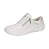 Slip-On Sneaker WALDLÄUFER "K-MILENA", Damen, Gr. 8 (42), silber (weiß, silberfarben), Nappaleder, Nubukleder, kontrastfarbene Details, casual, Schuhe, Bequemschuh, Komfortschuh in extrabreiter Schuhweite K
